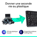 Logitech K120 Clavier filaire USB prêt à l’emploi pour Windows - Noir-Passez au clavier sans fil K270 de Logitech : Expérimentez la liberté du sans fil avec le K270, avec pile durée de 2 ans, simple et prêt à l’emploi, connexion sans fil fiable et sans problème