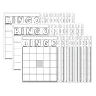 Cartes de bingo vierges Hygloss, blanches, 7-1/2" x 8-3/4", paquet de 36 -Les cartes de bingo sont la ressource parfaite pour renforcer les leçons scolaires ou enseigner la reconnaissance des nombres.