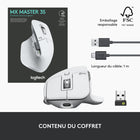 Logitech MX Master 3S - Souris Performante Sans Fil avec Défilement Ultra-Rapide - Blanc-10