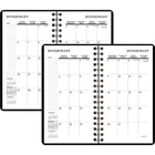 Staples - Agenda scolaire de poche hebdomadaire/mensuel 2025-2026 - 6 3/8 po H x 3 1/2 po l - assorties - bilingue-Reliure à double spirale résistante aux accrocs et qui repose à plat pour une utilisation facile