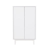 Manhattan Comfort - Ella 31,5 po Buffet Moderne d’Appoint - Blanc-Buffet moderne pour salle à manger, salon et chambre