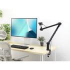 Kensington - A1020 Boom Arm pour microphones, webcams et systèmes d'éclairage-S'adapte facilement à différents besoins de visioconférence et d'installation de bureau grâce à de vastes extensions horizontales (32,5 po) et verticales (37,36 po)
