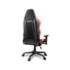 Cougar - Chaise de jeu Armor Air avec double dossier haut - noir et orange-Accoudoirs réglables en 2 direction