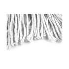 Globe Commercial - Balai synthétique Syn-Pro - Bande étroite - 24 oz - Extrémité coupée - Blanc-Fil à 4 épaisseurs et vadrouille véritable