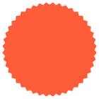 JAM Paper - Rouleaux d'étiquettes standard - Burst - joint de 2 -25 pouces - rouge fluo - 125 étiquettes/rouleau-Taille : Burst (2,25 pouces) | Les étiquettes imprimables sont faciles à créer et à personnaliser.