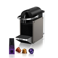Nespresso - la machine Nespresso Pixie - Titan-Avec Nespresso Original, profitez d’une expérience de dégustation unique et découvrez nos variétés d’espressos qui proviennent de cultures de café du monde entier