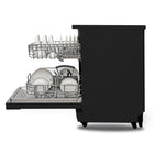 BLACK+DECKER - Lave-vaisselle portatif 18 po - capacité de 8 couverts - 6 programmes de lavage - noir-Départ différé – par tranches d’une heure, jusqu’à 24 heures