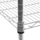 Seville Classics - Étagère grillagée en acier ultradurable à cinq tablettes certifiée NSF - 24" L x 18" W x 72" H -Hauteur réglable par incrément de 1 po