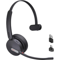 Yealink - Casque Bluetooth mono USB-C/USB-A BH70 - UC-Technologie d’annulation du bruit par formation de faisceau à 3 micros
