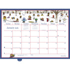 MotherWord - Ultime calendrier familial de luxe pour réfrigérateur 2025-2026 - 13 1/2 po H x 18 po l - anglais-Le papier amélioré résiste aux taches d'encre