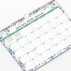 Blueline - 2026 Calendrier mural mensuel - 15 po x 12 po - Wildflowers - Bilingue-Support de carton renforcé