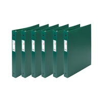 Filemode – Reliure en poly très épaisse, vert, anneaux de 1 po, 6/paquet-Couleur : Vert