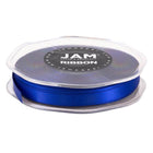 JAM Paper - Ruban de satin double face - 3/8" de large x 25 m - Bleu roi-Quantité : Rouleau vendu à l'unité