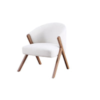 Brassex - Chaise d'appoint 946281 Arlo - crème-Design contemporain