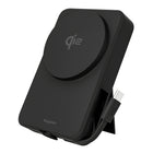 Kopplen - Batterie externe 8000 mAh 20 W USB-C avec chargeur sans fil Qi et câble USB-C intégré – Noire-Recharge haute vitesse : Dotée d’une sortie USB-C de 20 W et d’une sortie sans fil de 15 W, cette batterie externe assure une recharge rapide des appareils à la maison ou au bureau