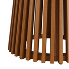 Modway - Lane Rond de 47 pouces Terrasse extérieure Bois de teck Table à manger - Naturel-Assemblée requise