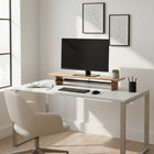 Decent Living Moniteur Stand/Riser - Érable-Dimensions du support : 880 x 200 mm / 34,5 x 8 in