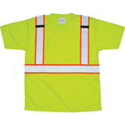 SCN Industrial - T-Shirts Conformes À La Csa, Polyester, T-Grand, Jaune Lime Haute Visibilité, paquet de 3-Couleur de base Jaune lime haute visibilité