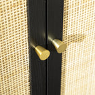 HOMCOM - Buffet 47,2 po L - noir-Sangle anti-basculement pour éviter qu’il ne tombe 