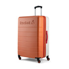 Reebok - Valise à roulettes pivotantes à coque rigide 30 po Double Dribble - Orange-Roulettes pivotantes à 360° pour un déplacement fluide, silencieux et sans effort