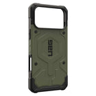 UAG - Étui Robuste Pathfinder MagSafe pour iPhone 17 Pro Max - Olive-Cadre d'impact ultra-léger
