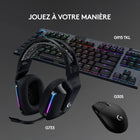 Logitech - Casque gaming sans fil LIGHTSPEED G733 avec bandeau de suspension - Noir-La mousse à mémoire de forme double couche épouse la forme de votre tête et réduit les points de tension pour un confort sur la durée.