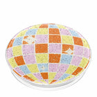 PopSockets - PopGrip Glitter Retro Disco-Offre une prise en main sécurisée, idéale pour écrire des messages d'une seule main, prendre de meilleures photos et regarder des vidéos sans les mains.