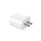 Evry - Chargeur mural 20 W USB-A et USB-C - Blanc-Compatibilité universelle