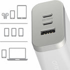 OtterBox - Chargeur mural double USB-C et USB-A Premium Pro à charge rapide de 72 W - Blanc-Charge sûre avec USB-Power Delivery (PD) et alimentation programmable (PPS)