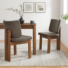 Modway - Alba 7 pièces Ensemble à manger - Noyer taupe-7