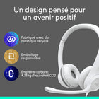 Logitech H390 Casque Stéréo Filaire pour PC/Ordinateur Portable avec Microphone Antibruit - Blanc-9