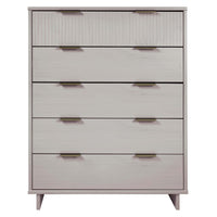 Manhattan Comfort - Granville commode haute moderne 37,8" - gris clair-Moderne-contemporain avec une touche de glamour - grande commode pour chambre
