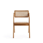 Manhattan Comfort - Lot de 2 chaises pliantes de salle à manger Lambinet 53 cm style industriel chic - Nature-Hauteur d’assise : 46,5 cm avec une capacité de charge de 125 kg