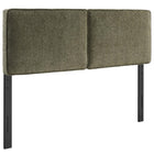 Modway - Lindee Tissu Boucle Tête de lit King, Sage-Tête de lit style oreiller