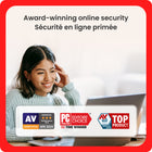 McAfee - AntiVirus logiciel antivirus de sécurité Internet pour 1 PC Windows - abonnement d'un an avec renouvellement automatique [téléchargement]-Profitez d'une navigation en ligne plus sûre grâce à des alertes en temps réel et à une protection contre les sites Web dangereux, les tentatives d'hameçonnage et la distribution de logiciels malveillants.