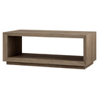 Hudson&Canal - Table basse rectangulaire Evie 48" L - Chêne gris vieilli-Caractéristiques assemblage facile