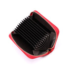 Champs - Portefeuille Palm de Iconic - Rouge-Fermeture éclair en métal doré et tirettes décoratives