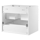 Modway - Render Support mural de 24" Armoire de toilette de salle de bain (lavabo non inclus) - Blanc-Bassin d’évier et installations non inclus
