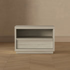 Manhattan Comfort - Table de nuit contemporaine Navis 32" à 1 tiroir - Chêne blanchi-Assemblage à domicile requis Tout le matériel inclus