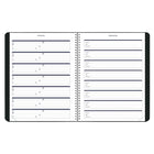Blueline - Agenda Scolaire Mensuel 14 Mois - De Juillet À Août - 11 po H x 8 1/2 po l - Noir - Anglais-Section mots de passe