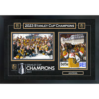 Jack Eichel 18x26 Golden Knights 2023 Stanley Cup Collage - Impression encadree - 22" x 18"-Qualité supérieure - virtual frames