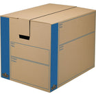 Bankers Box - Boîte De Déménagement Smoothmove - Grande - 24 po L x 18 po l x 18 po H - Paquet de 6-Technologie FastFold – installation et démontage rapide et simple
