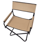 My Home My Living - Chaises de réalisateur d'extérieur - Tan - Lot de 2-Taille pliée : 22,5" L x 4" P x 27" H
