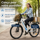 Gyrocopters - Vélo électrique Glacia pour adultes et adolescents - Vitesse 45 km/h - Autonomie (assistance) 93 km - Blanc-Assurez votre sécurité grâce à un système de suivi GPS antivol. Compatible avec tous les appareils Apple iOS, il vous permet de garder un œil sur votre Glacia