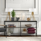 Hudson&Canal - Console Alexis 64" L - Bronze noirci-Nettoyer avec un chiffon doux et sec, sans produits chimiques agressifs ni produits de nettoyage abrasifs