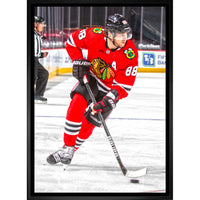 Patrick Kane 20x29 Chicago Blackhawks - Toile encadree - 22" x 31"-Impression sur toile de qualité supérieure avec bordures enveloppées