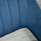 Vinsetto - Chaise de bureau pivotante sans accoudoirs - bleue-Couleur : bleue
