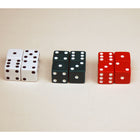 Learning Advantage - Jeu de dés à points rouges, verts et blancs-Idéal à utiliser pour les jeux et comme outil pédagogique