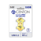 Centon - lecteur flash USB 3.2 Gen1- Planche à roulette 32GB - Jaune-Capacité : 32GB USB-A Génération 3.2