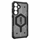 UAG - Pathfinder Clear Rugged coque avec aimant pour Samsung Galaxy S25+ - Ash-Éco : Bumper TPU – Matériau recyclé PCR représentant 25 % de la coque